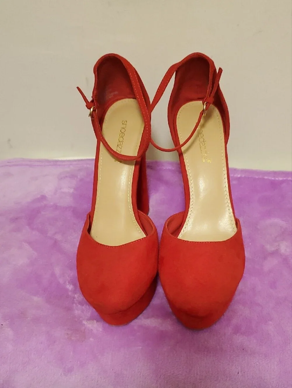 This Red Color Shoes Is